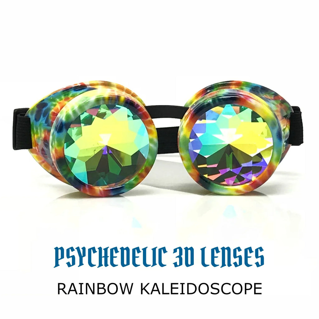 Rave Kaleidoscope Goggles Hippy Glasses