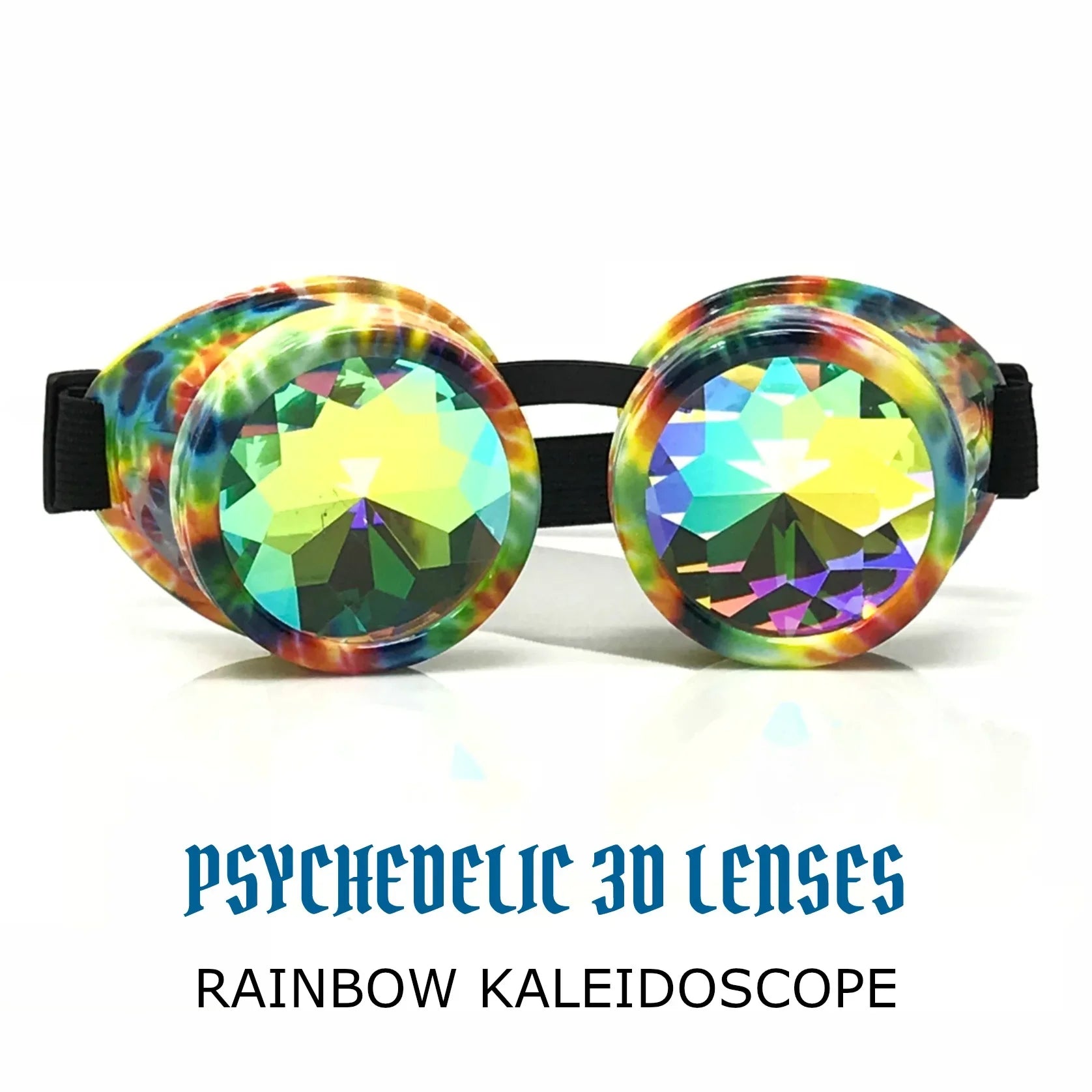 Rave Kaleidoscope Goggles Hippy Glasses