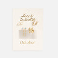Classic Birthstone Earring Set