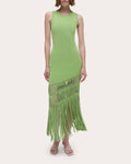 Brookes Fringe-Trim Sleeveless Dress
