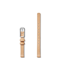 8mm Natural Leather Watch Strap - Natural