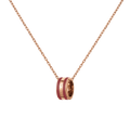 Emalie Necklace Cherry Blush Rose Gold