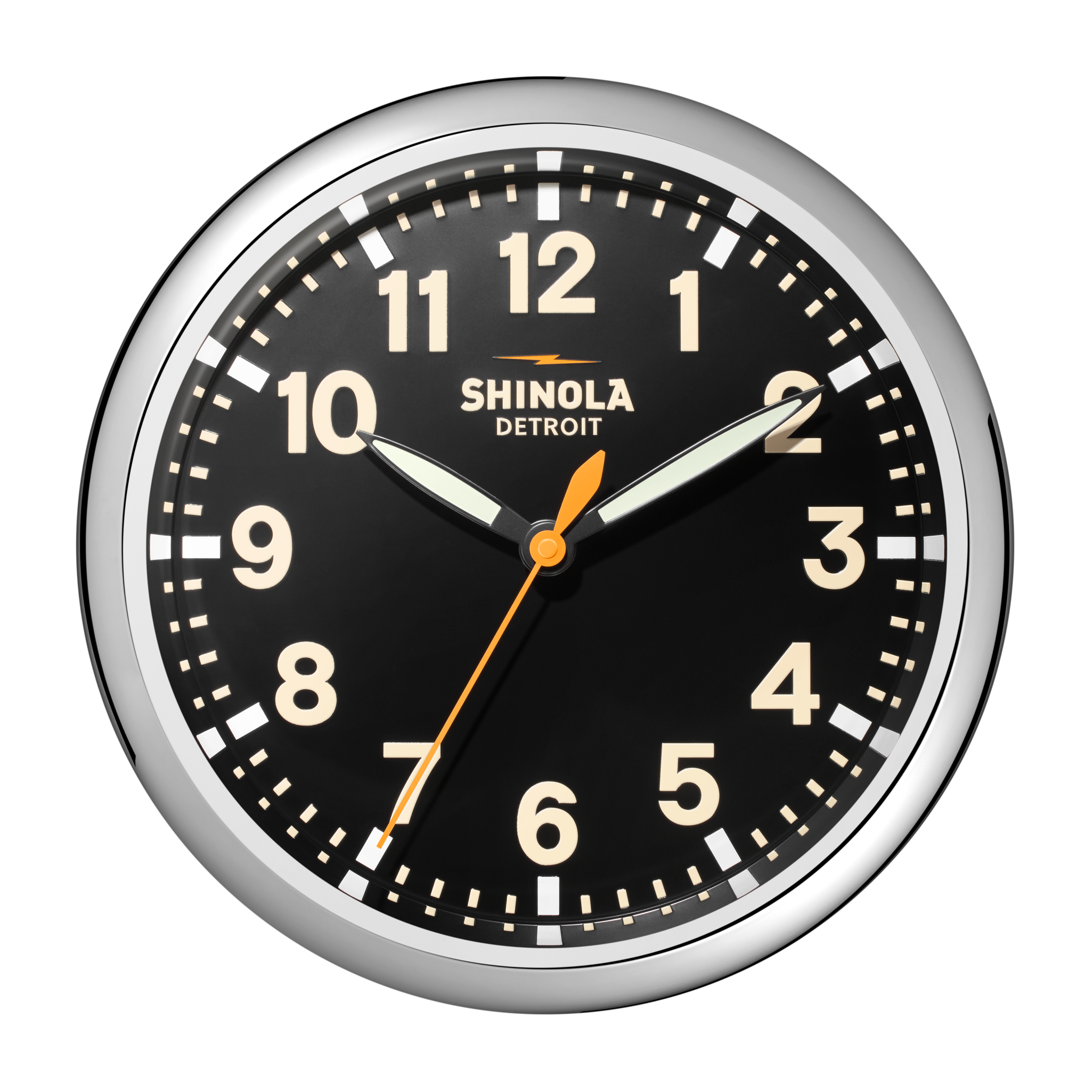 14" Runwell Clock - Black