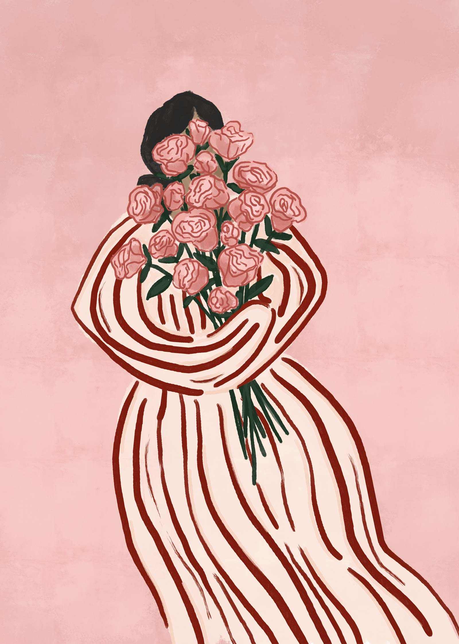 Bouquet of Flowers Art Print