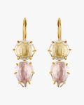 Caterina Round Pear Earrings