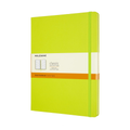Moleskine Classic Notebook, Extra Large, Ruled, Lemon Green, Hard Cover (7.5 X 9.75)