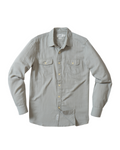 Brando Lightweight Double Cloth Shirt - Wrought Iron