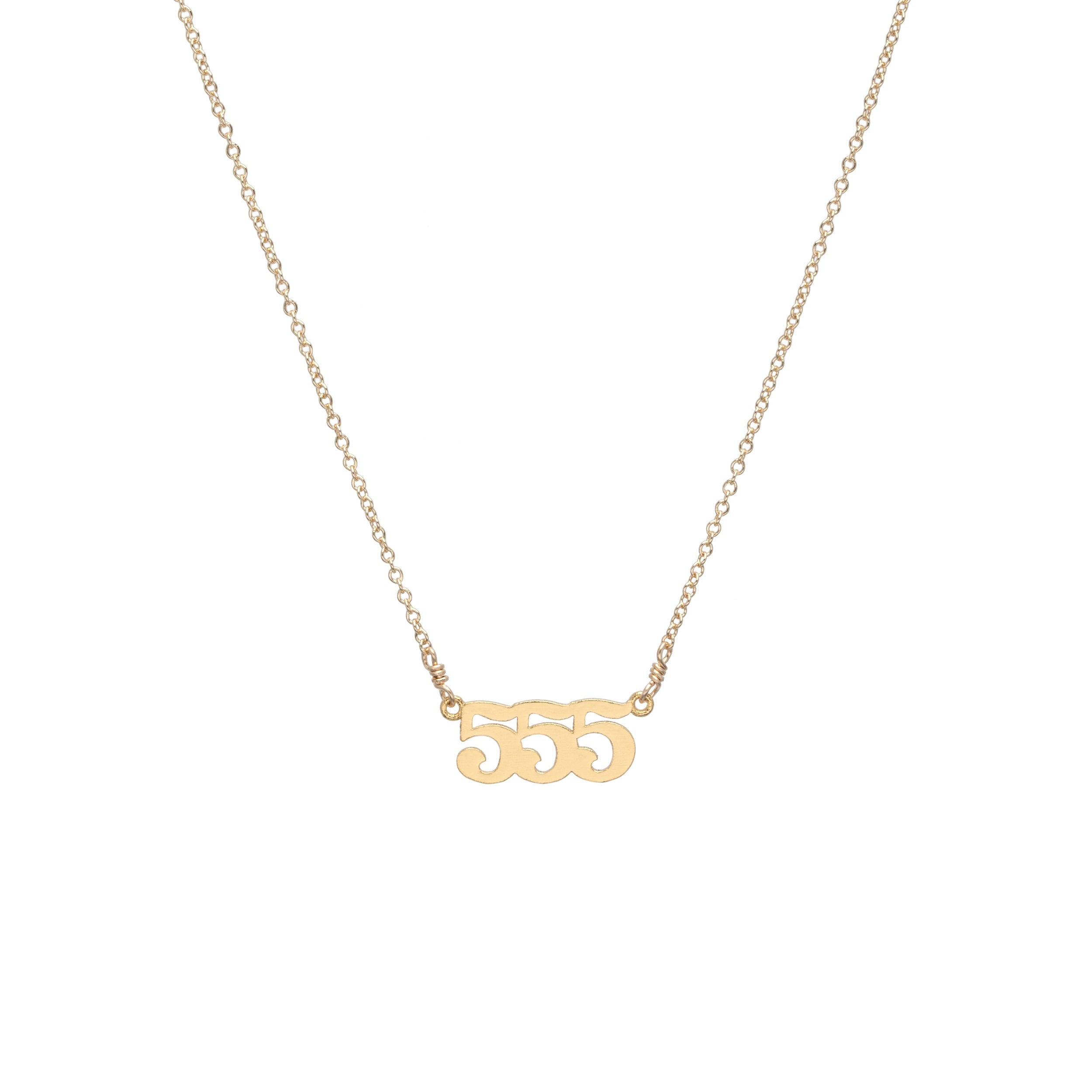 555 Angel Number Necklace