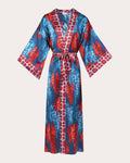 Nikko Fuji Silk Long Kimono
