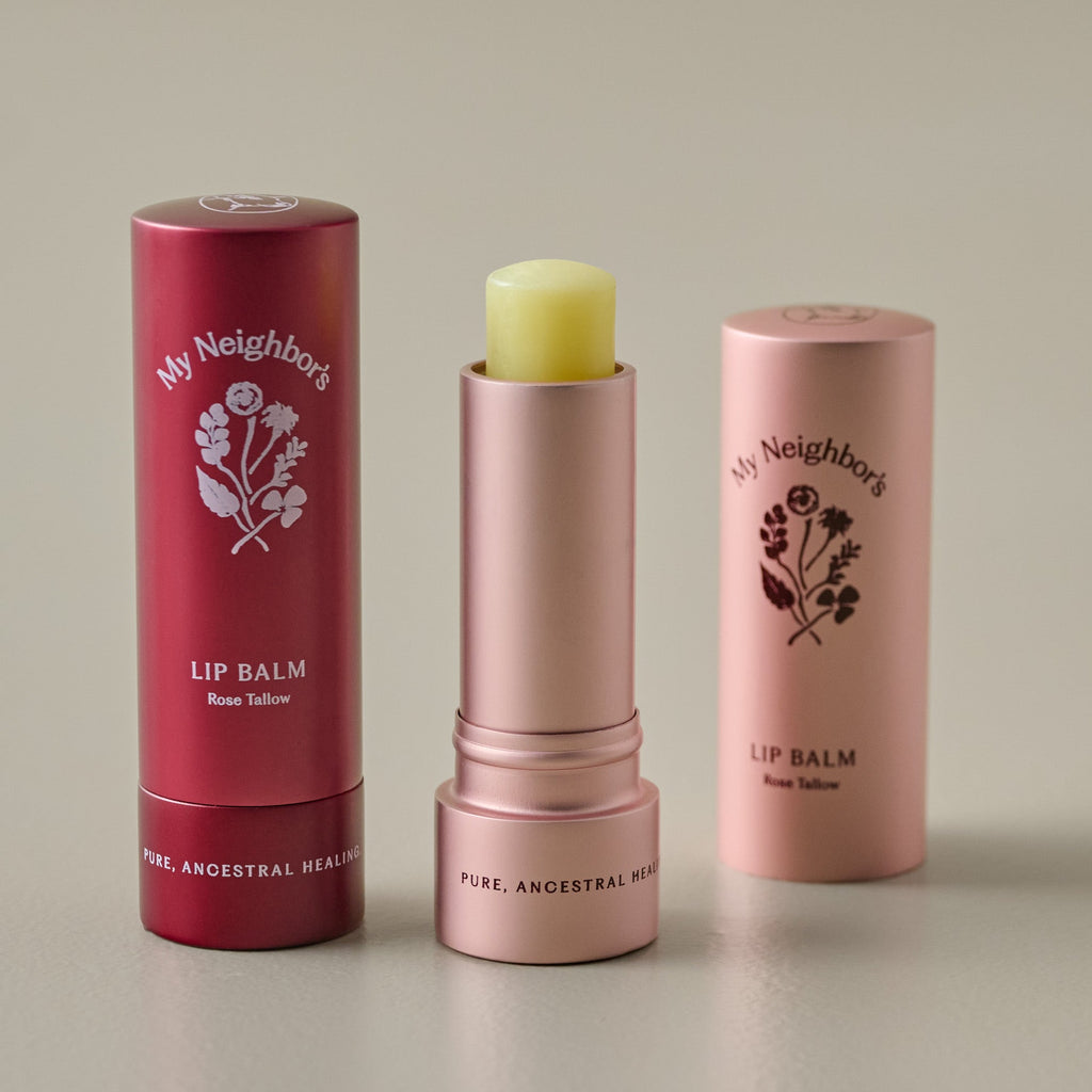 My Neighbor's Tallow Rose Lip Balm