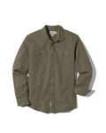 Brando Lightweight Double Cloth Shirt - Military Olive