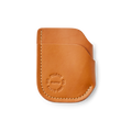 Bridle Leather Front Pocket Cash & Card Case - Tan Leather