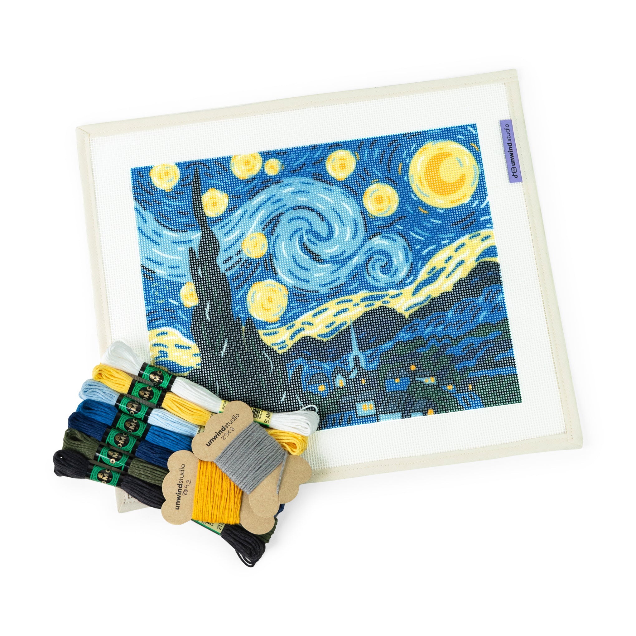 DIY Vincent van Gogh The Starry Night Needlepoint Kit