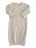 Sage Stripe / Organic Gown
