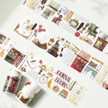 Pre-cut Cats and Books Wide Washi/PET Tape