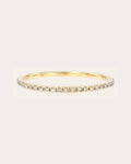 Diamond & 14k Gold Eternity Ring