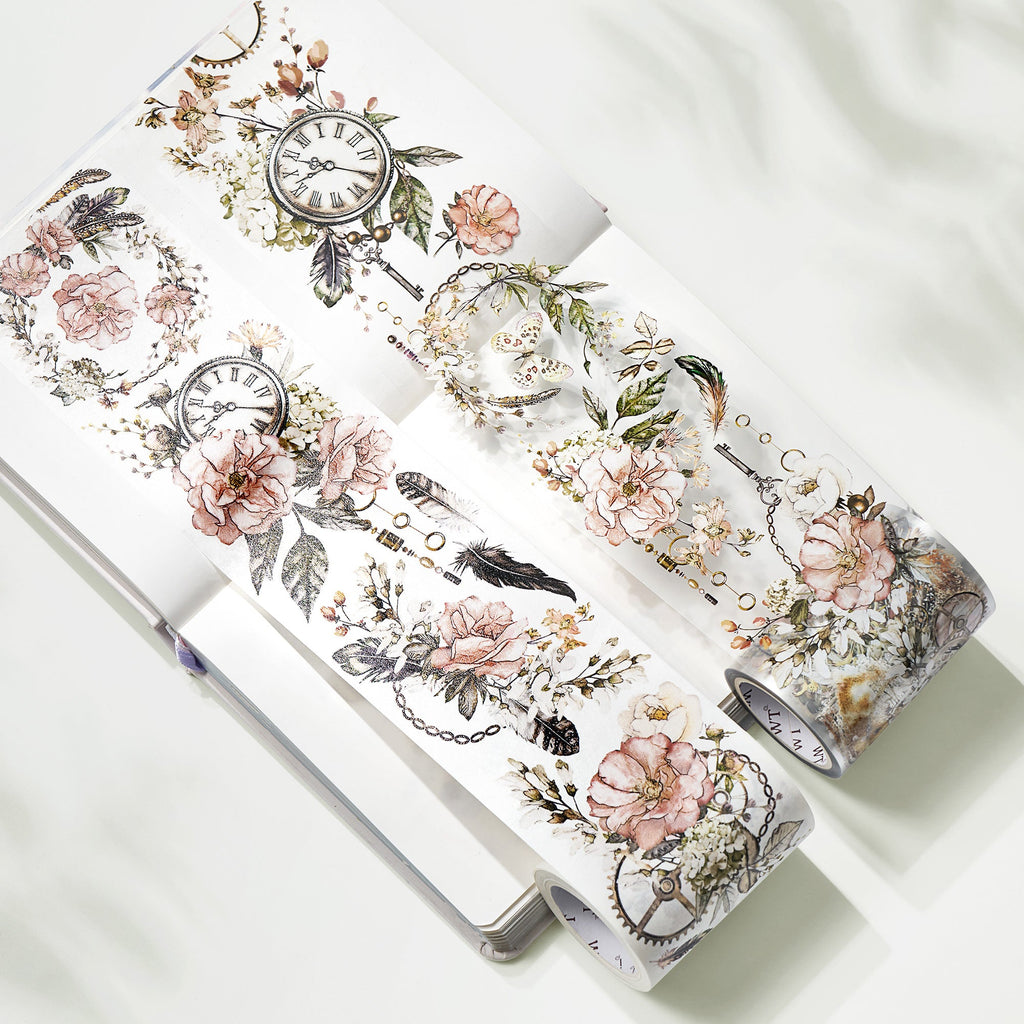 Floral Chronicles Wide Washi/PET Tape