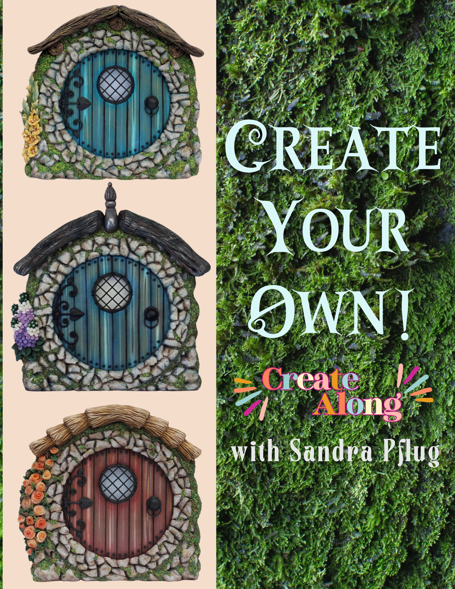Clay Hobbit Style Fairy Door Online Workshop with Sandra Pflug