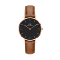 Petite Durham Black Rose Gold