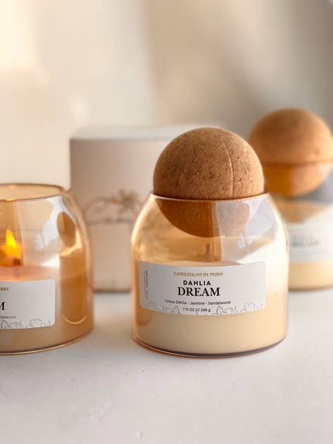 Aesthetic Candle Jar | Cork Lids Unbranded