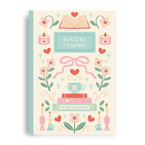 Reading Journal – 50 Page Book Review Notebook