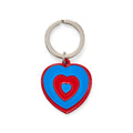 Marcel Duchamp Fluttering Hearts Enamel Keychain