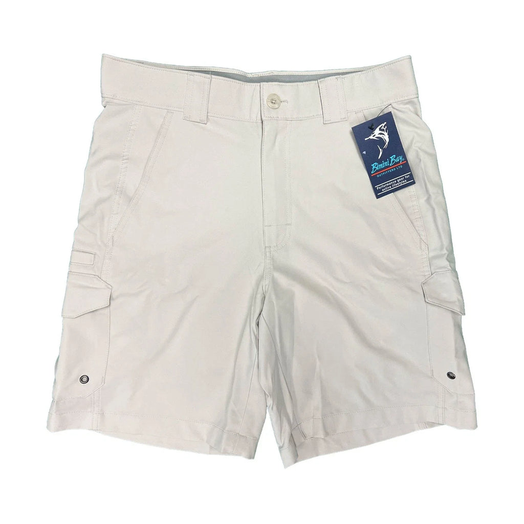 Bimini Bay Outfitters Men's Sandstone Short Bluefin II Performance Cargo (S01)