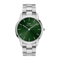 Iconic Link Emerald Green Silver