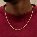 GLD Rope Chain in Yellow Gold - 2mm