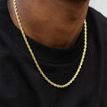 GLD Rope Chain in Yellow Gold- 4mm