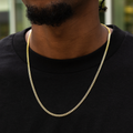 GLD Micro Cuban Chain in Yellow Gold- 3mm