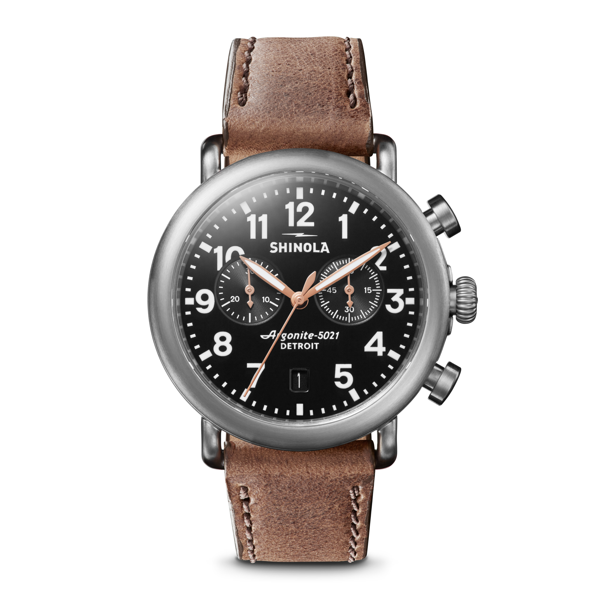 Runwell Chronograph Watch - Black