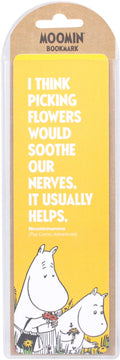 Bookmark Paper - Moomin Gardening - Yellow Picking Flowers