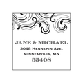 Embossed Swirls Escorial Custom Stamp and Stamp Tool