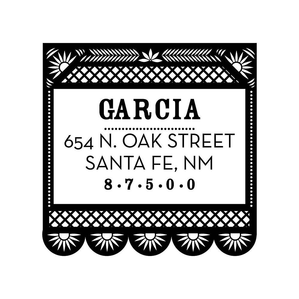 Papel Picado Custom Stamp Set