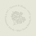 Baby's Breath Custom Embosser Plate with Embossing Tool