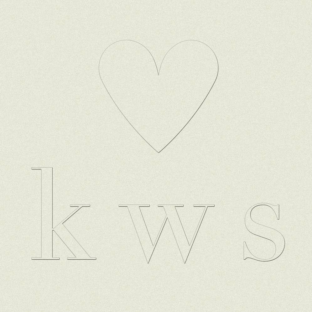 Monogram Heart Custom Embosser Plate with Embossing Tool