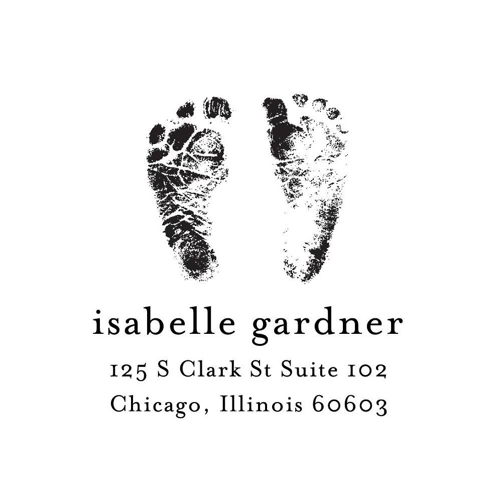 Footprints Custom Stamp and Stamp Tool