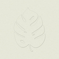 Monstera Embosser Plate with Embossing Tool