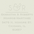 Modern Ampersand Custom Embosser Plate