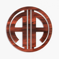 Brown Tortoise Laser Cut Monogram Coasters
