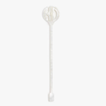 Pearl White Laser Cut Monogram Stirrers