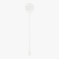 Clear Engraved Monogram Stirrers
