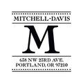 Bold Monogram Custom Stamp