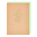 Special As You Are Birthday Card