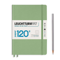 Leuchtturm Sage Dotted Page Hardcover Medium Notebook