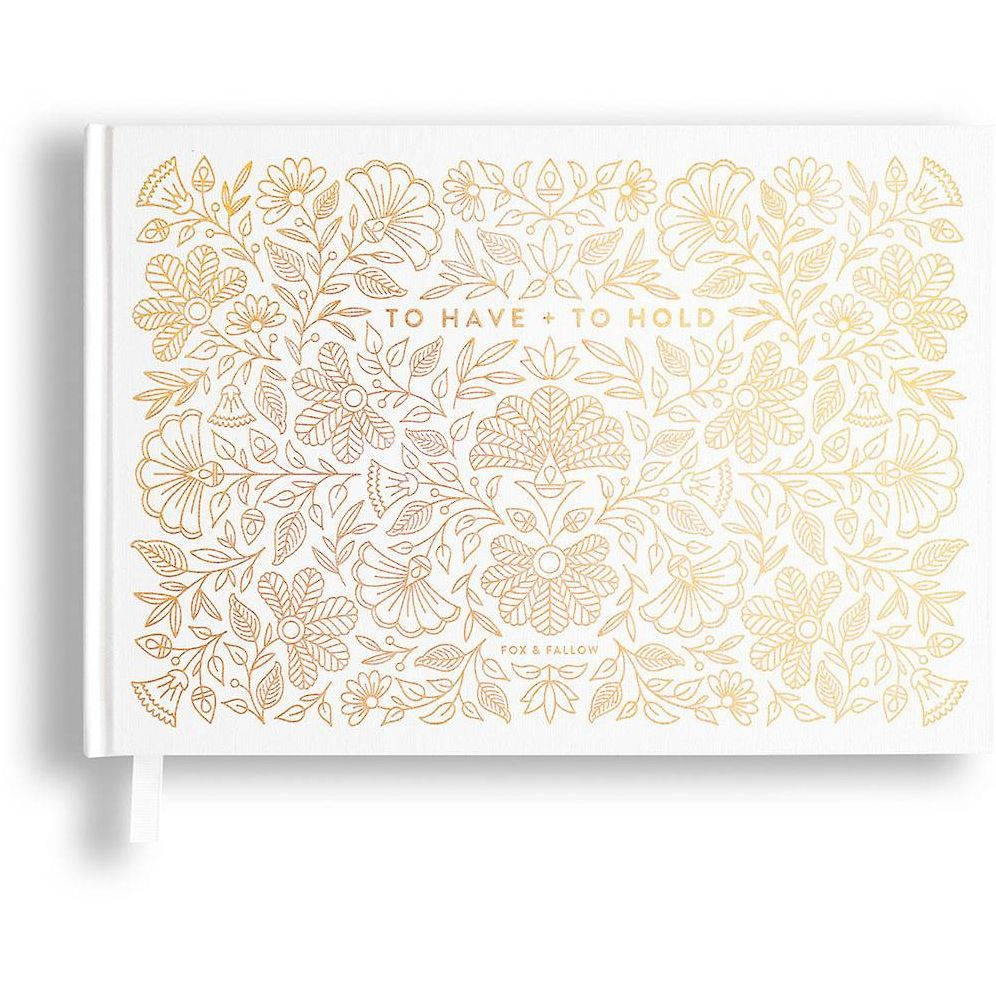 Gold Luxe Wedding Guestbook