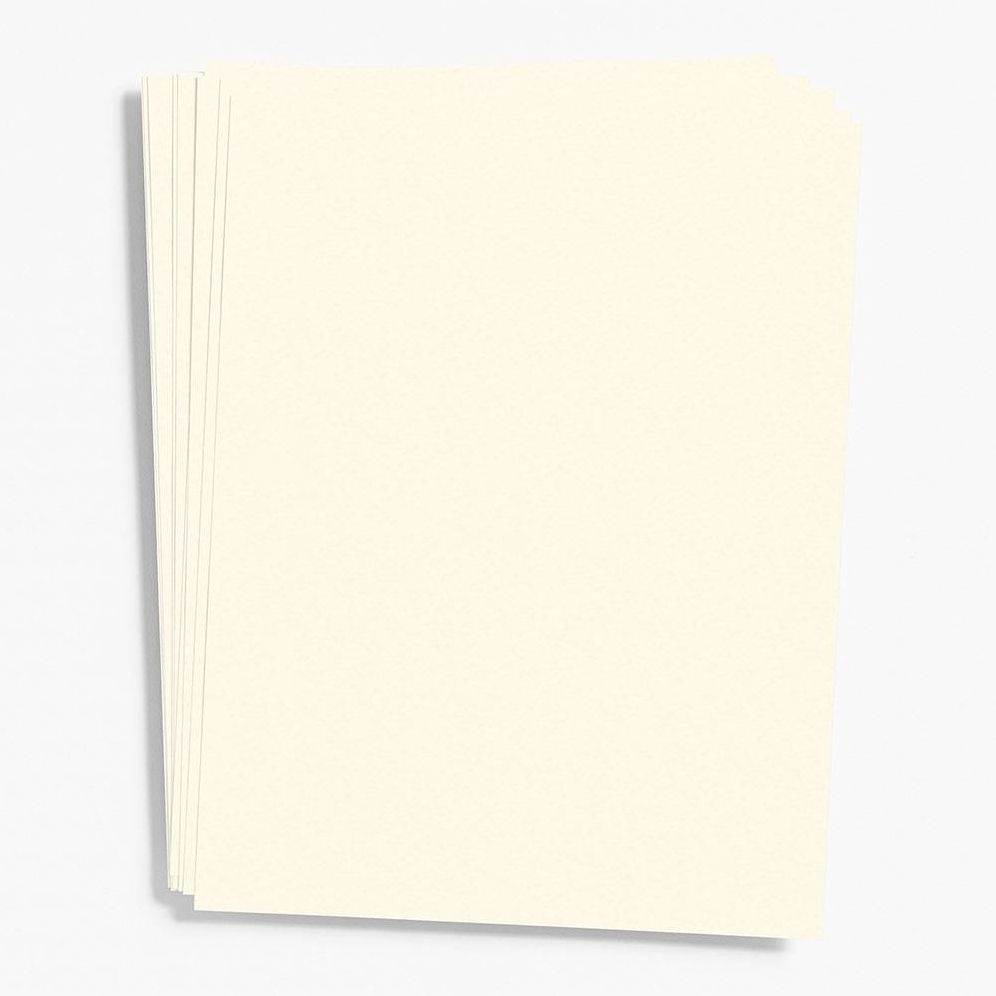 Luxe White Heavy Card Stock 8.5" x 11"