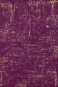 Brush Stroke Gold on Deep Purple Handmade Paper