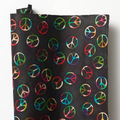 Tie Dye Peace Sign Handmade Paper